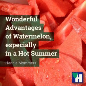 Wonderful Advantages of Watermelon, especially in a Hot Summer