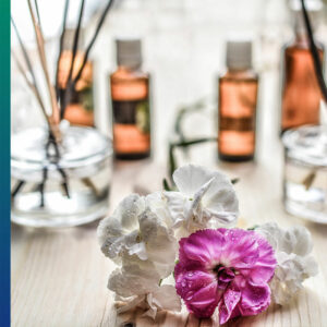 The fragrances of essential oils are lovely