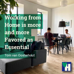 Working from Home is more and more Favored as Essential