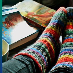 Cosy socks in winter