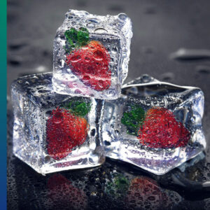 Frozen strawberries